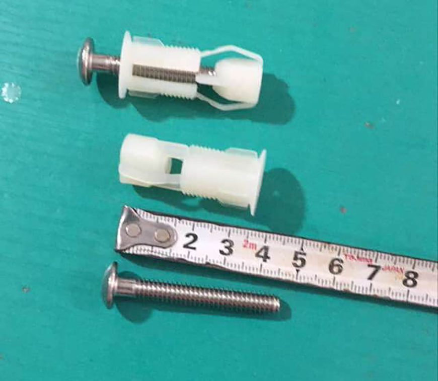 toilet seat cover fixing bolts 4