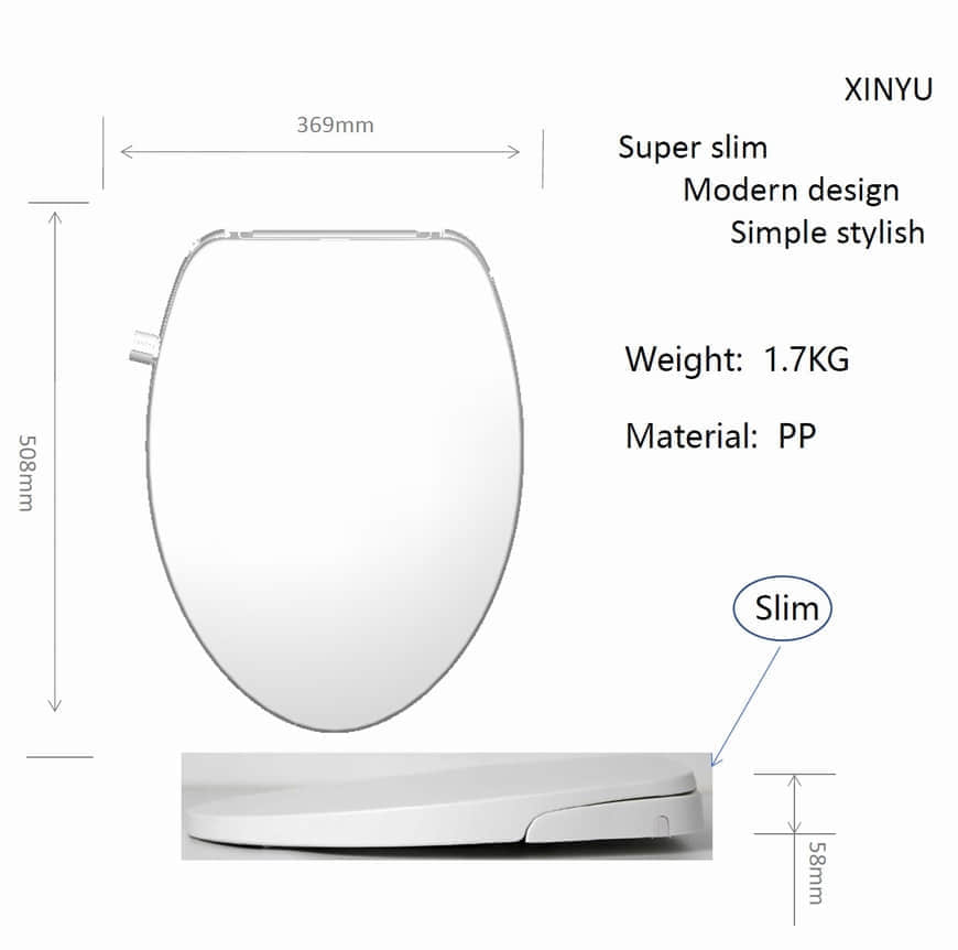 Non-Electric Bidet Toilet Seats 1
