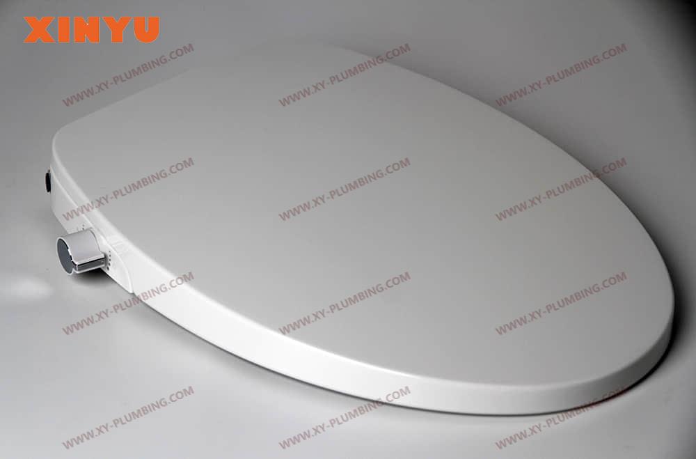 Non-Electric V Shape Elongated Manual Bidet Toilet Seats 10