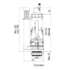 2 Inch Sensor Dual Flush Valve BB402