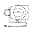 V Shaped Toilet Seat Cover BP0218TB