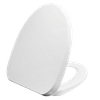 V Shape Elongate Design PP Toilet Seat BP0133Q3