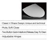 V Shaped PP Shaped Toilet SeatBP0215TB