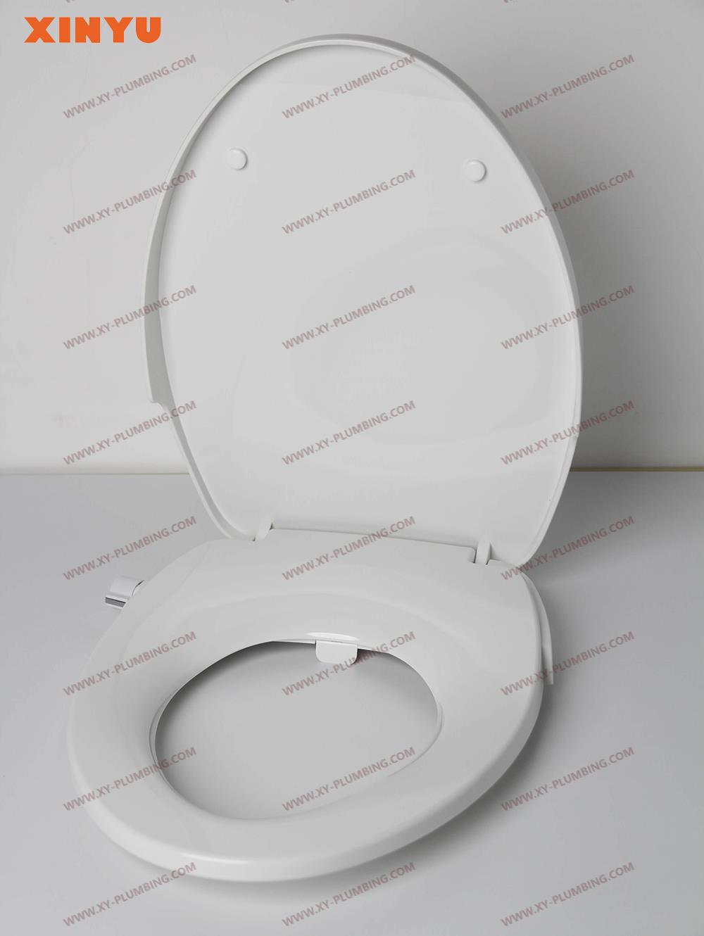 Non-Electric V Shape Elongated Manual Bidet Toilet Seats 14