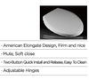 American Elongate Design TOILET SEAT BP0207TB 