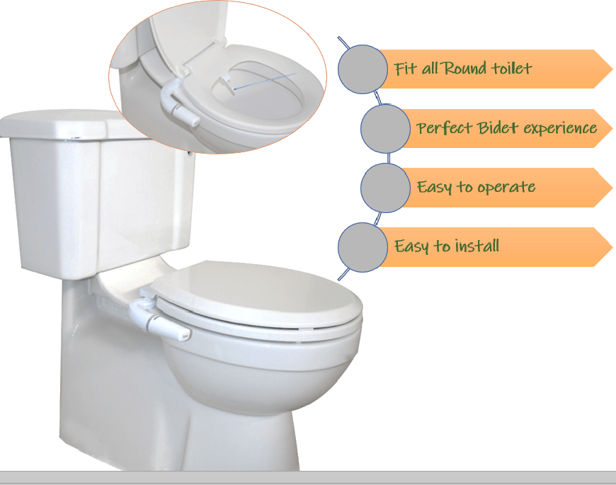 Bidet Toilet Seat Round X02b1 Buy Bidet Toilet Seat Non Electric