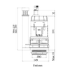 3 Inch Sensor Dual Flush Valve B401