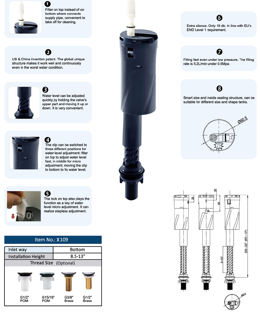 Toilet Fill Valve 3