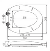 Soft Close V-Shape Toilet Seat BP0102NB 