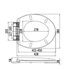 Standard American Design PP toilet seat BPO227NB
