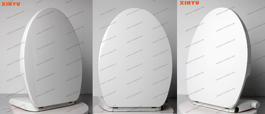 Non-Electric V Shape Elongated Manual Bidet Toilet Seats 2