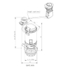 Cable Dual Flush Valve B228