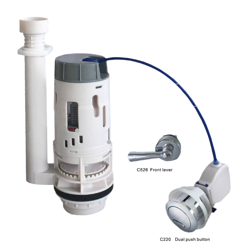 2 Inch Soft Push Cable Dual Flush Valve B2650