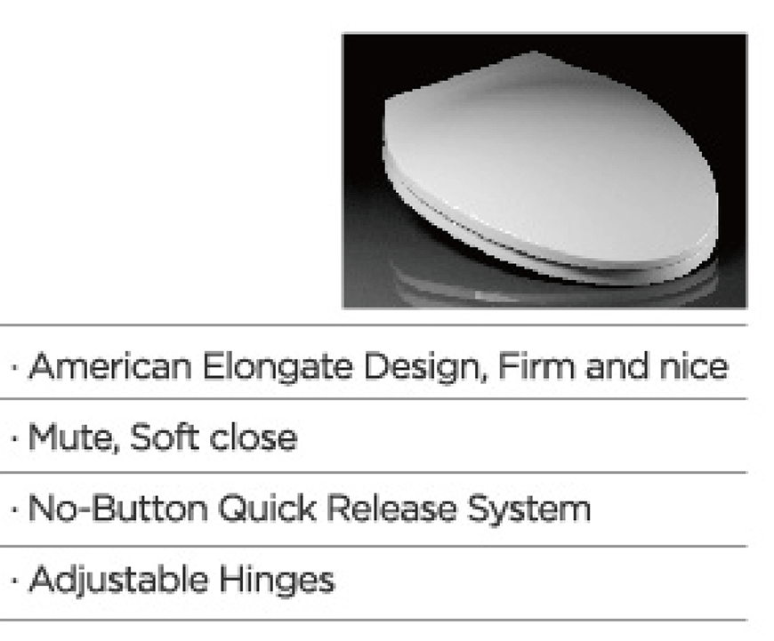 Soft Close V-Shape Toilet Seat BP0102NB 