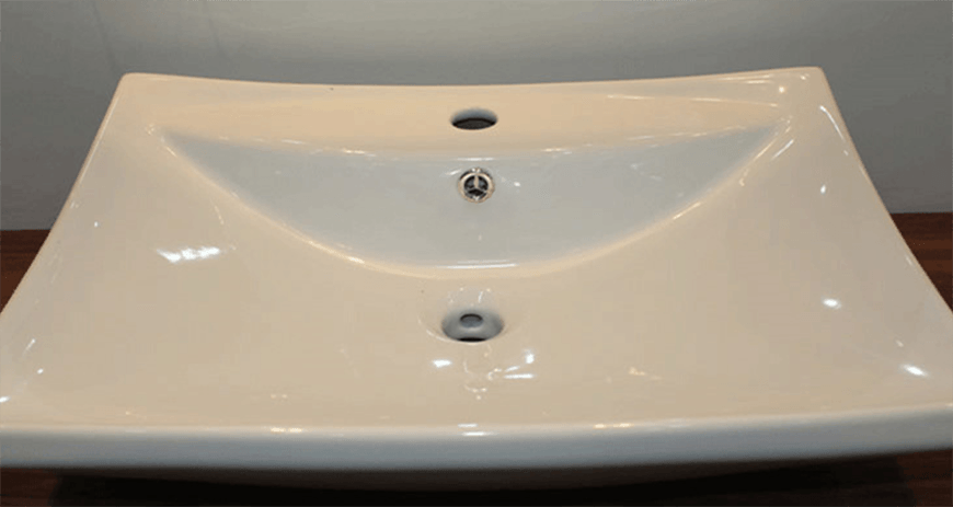 Chrome Plated Basin Overflow Insert 1