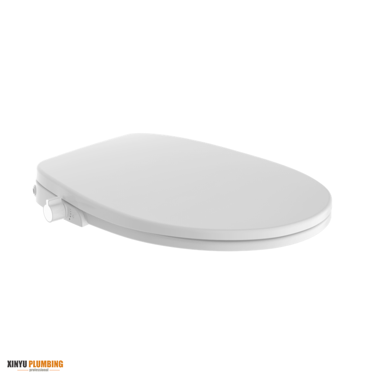 NonElectric Round Bidet Toilet Seats Dual Nozzles Soft Close Buy O shape Bidet Toilet Seat