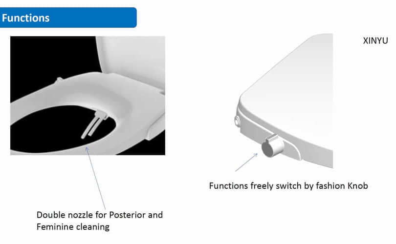 Non-Electric Bidet Toilet Seats 6