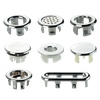 Chrome Plated Basin Overflow Insert 