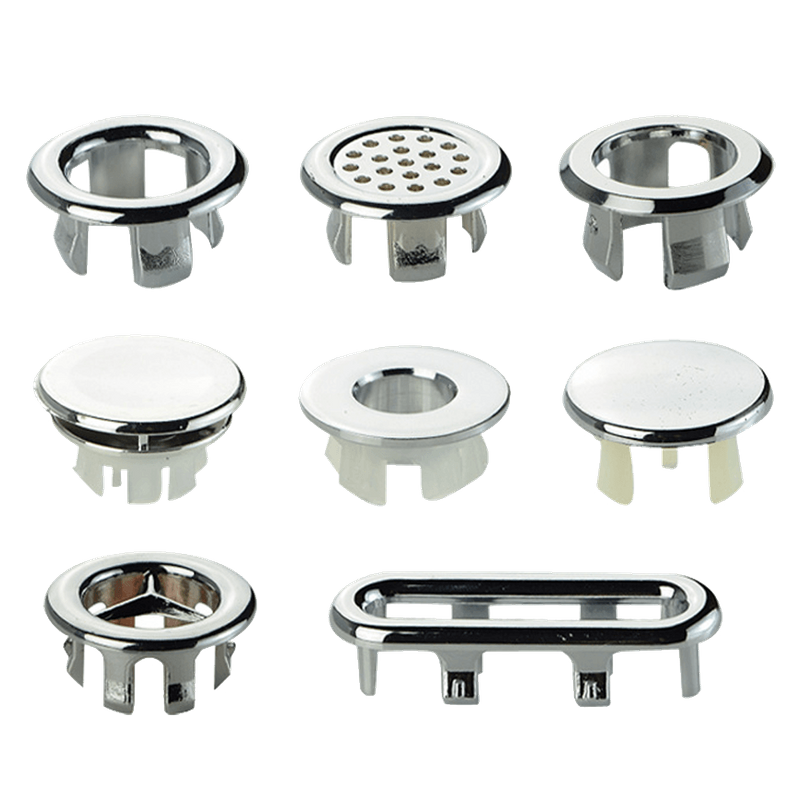 Chrome Plated Basin Overflow Insert 