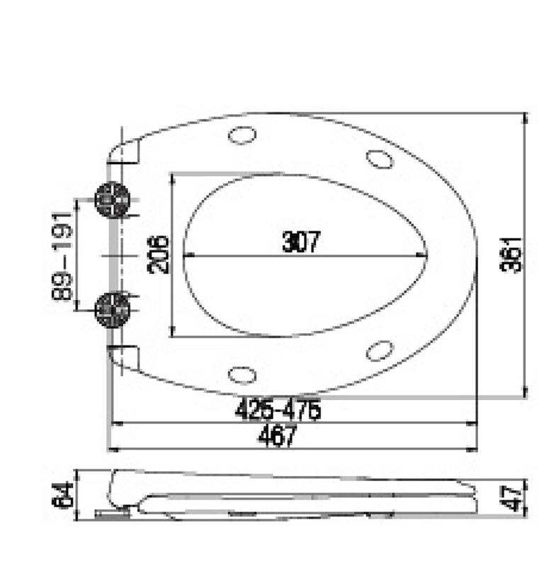 V Shaped PP toilet seat in Toilet seats BP0216TB Buy v Shaped PP