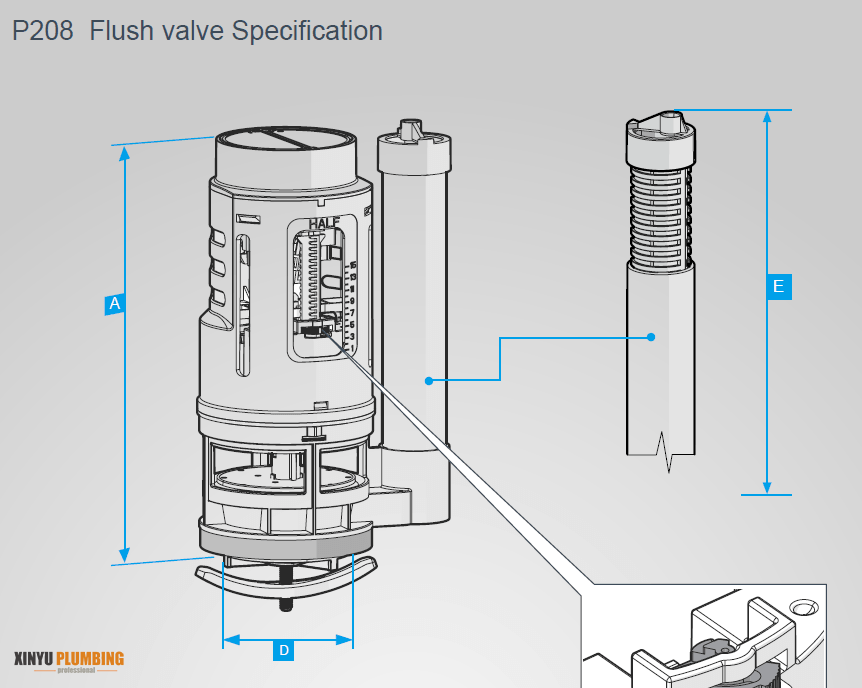 DUAL Flush valve 1