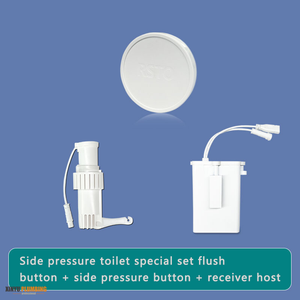 touchless toilet flush with Push Buttom QBA-W 