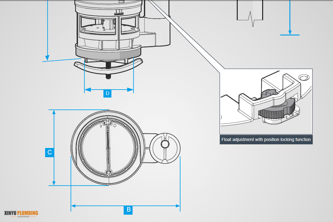 DUAL Flush valve 3