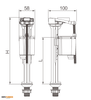 WRAS Side Fill Valve with Air Gap B3861C-B3863C