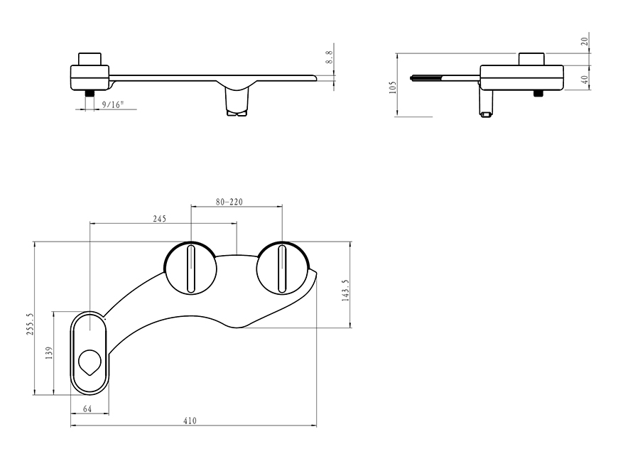 Dual Stream Bidet XB1900 1 