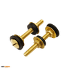Brass closet bolts with nuts and washers F102 