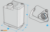 Negative pressure flush system F927 
