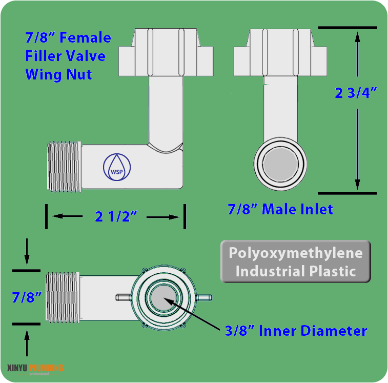 toilet fill valve adaptor