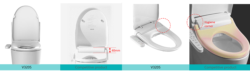 Ultra-thin smart toilet cover 9 
