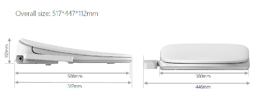 Ultra-thin smart toilet cover 2
