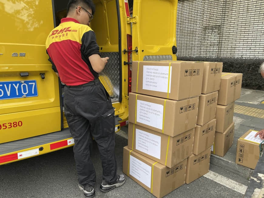 Toilet parts to UK 