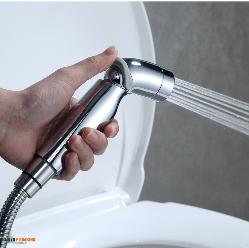 The Handheld Bidet Features Cold Water And Two Functions, with A Good Water Sprayer.