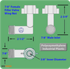 Toilet Fill valve Adaptor 