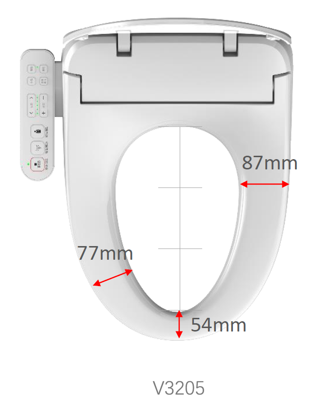 Ultra-thin smart toilet cover 9 