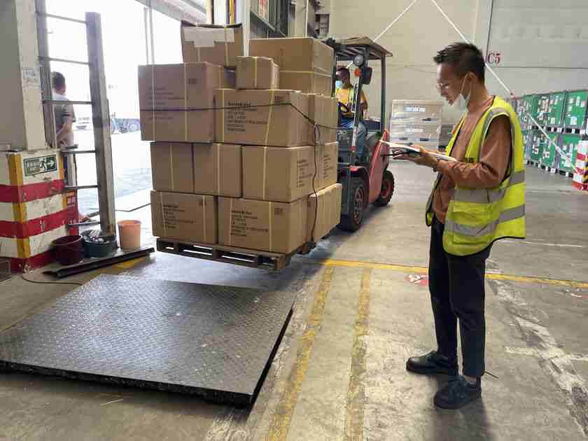 delivery to bonded warehouse 7