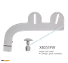 THINLINE BIDET TOILET ATTACHMENT SINGLE NOZZLE XB051PW