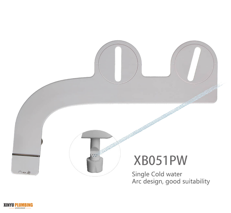 THINLINE BIDET TOILET ATTACHMENT SINGLE NOZZLE XB051PW
