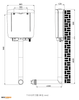 Inductive Squat Toilet Tank 